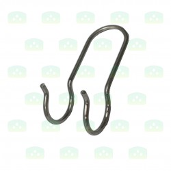 CLIP TUBO NYLON LARGO METAL