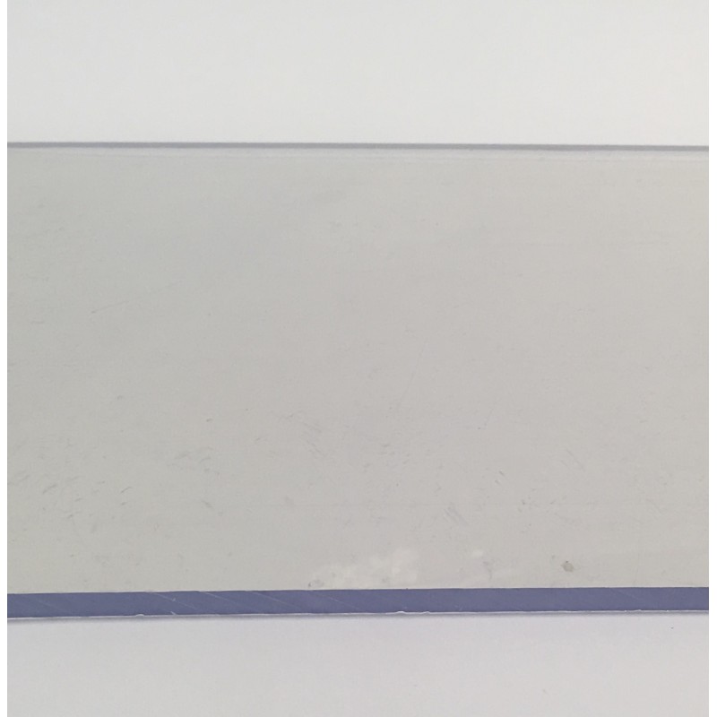 Plancha de policarbonato compacto incoloro 3mm UV 2caras. Buen precio.